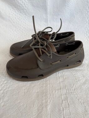 Crocs Brown Boat Shoe Men’s Size 7 206338